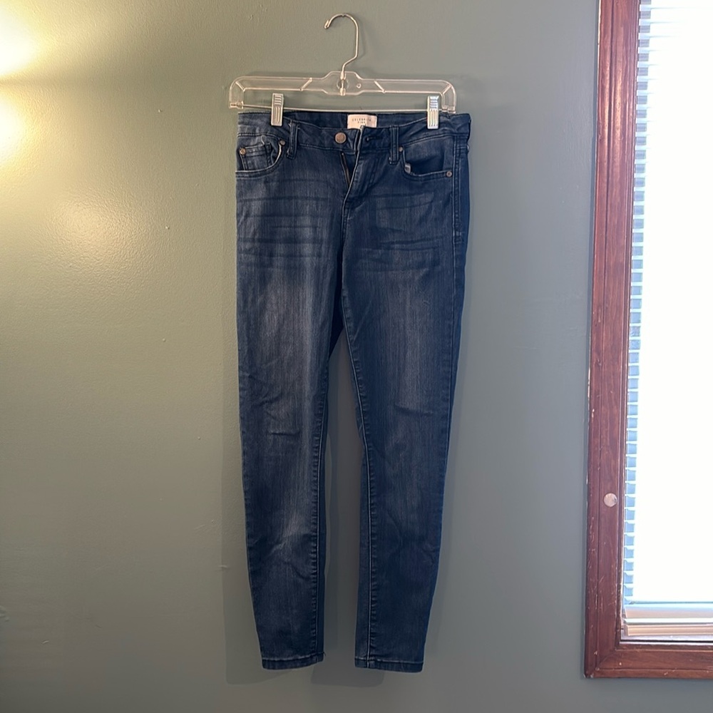 Mid-rise ankle skinny jeans